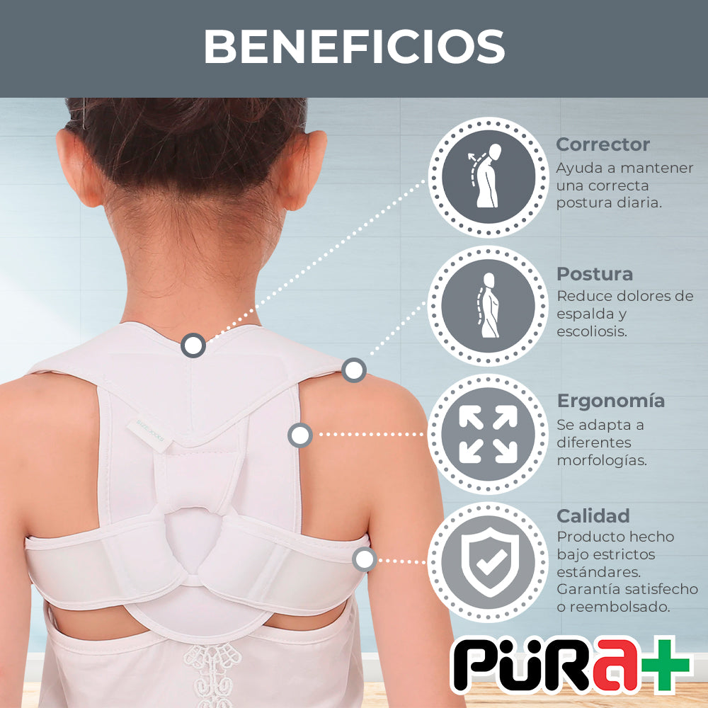 Corrector Postura - Infantil | Pura+