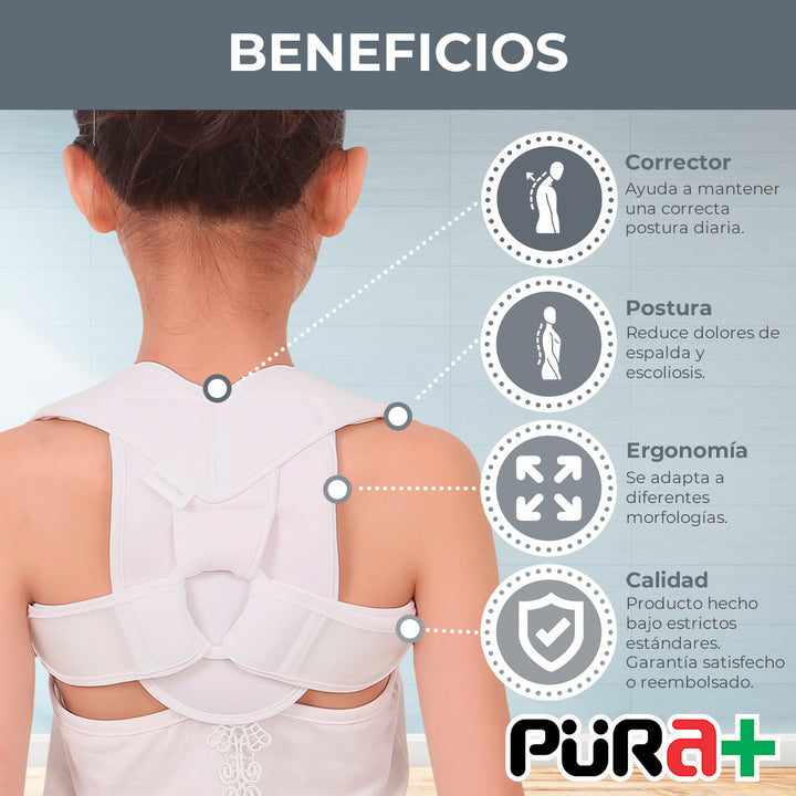 Corrector Postura - Infantil | Pura+