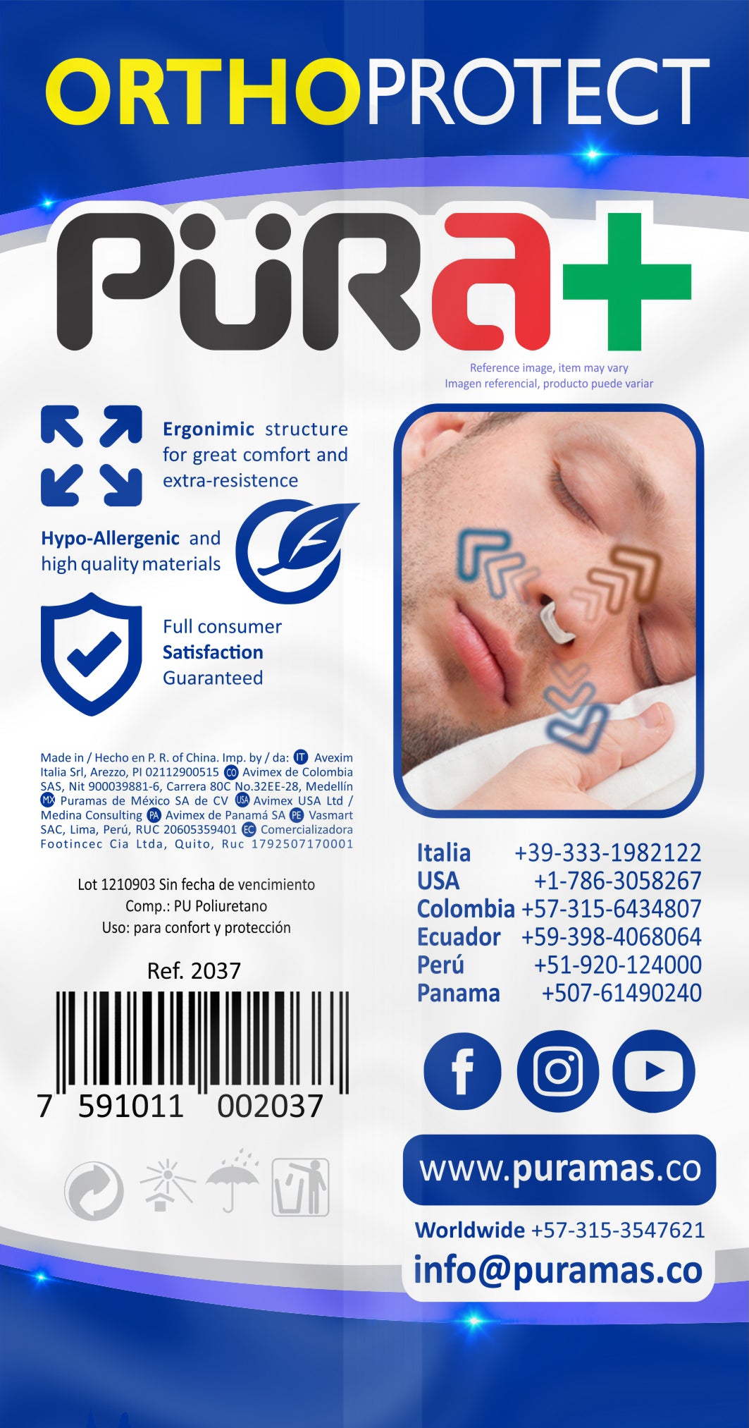 Corrector Nasal -  X2 Und | Pura+