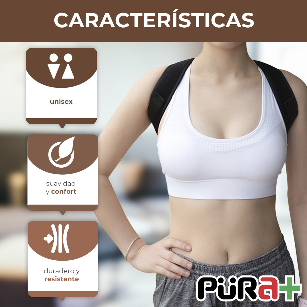 Corrector Postura - Premium | Pura+