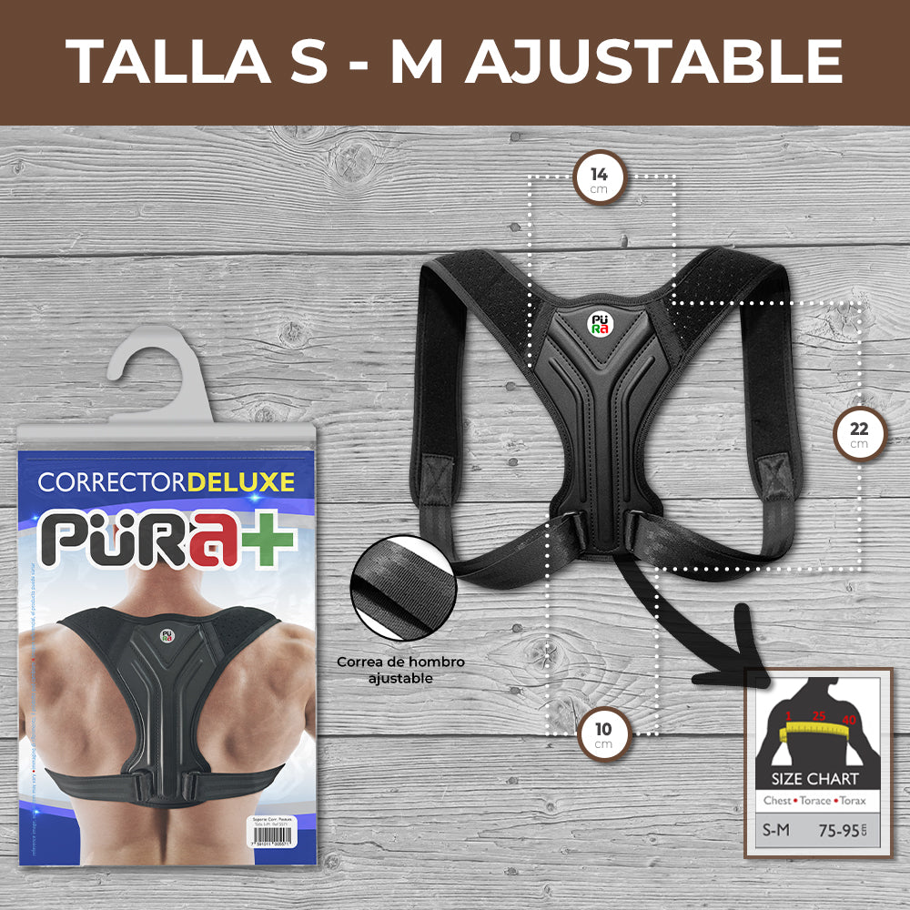 Corrector Postura - Premium | Pura+