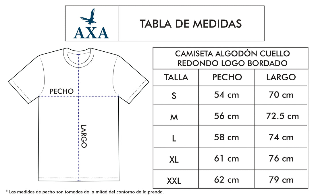 Camiseta Cuello Redondo - Basics | AXA