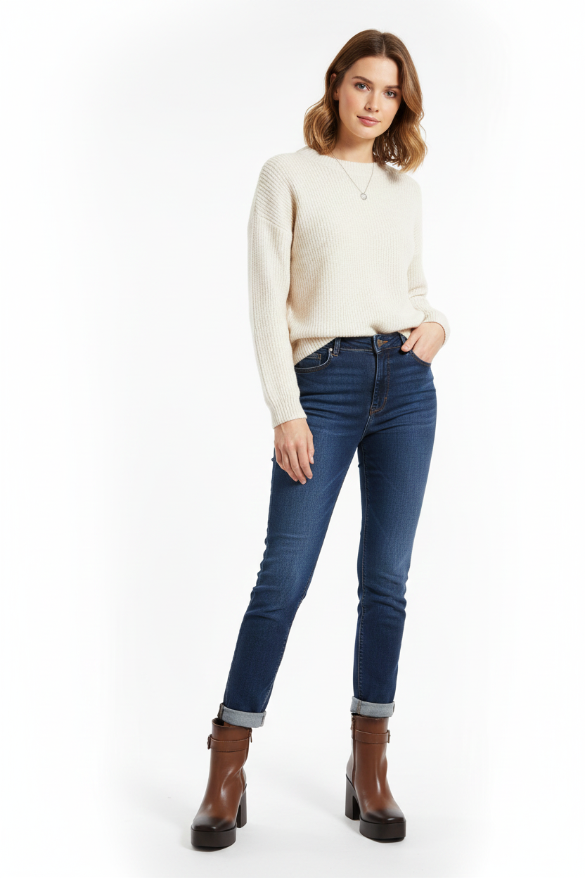 Bota Casual Cuero -Cintia | Ocai