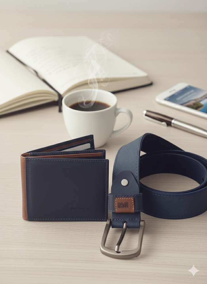 Combo Accesorios- Billetera + Correa Cuero - MCD02 | Macondo