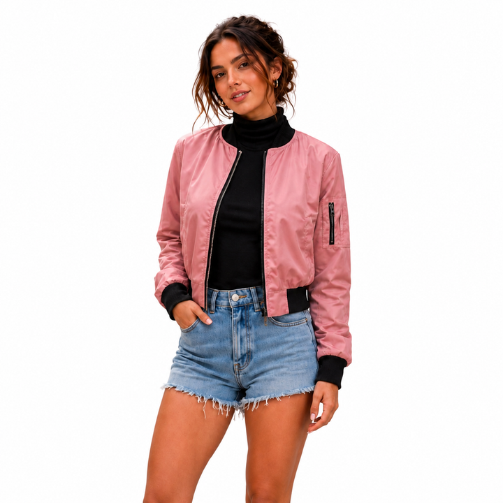 Chaqueta Bomber Sefirot para Mujer - Ligera, térmica y resistente al agua