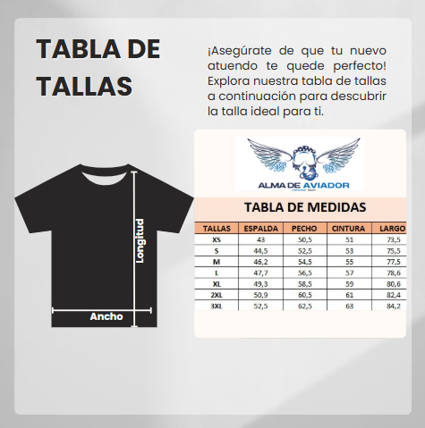 Camiseta Cuello R - CT | Alma de Aviador