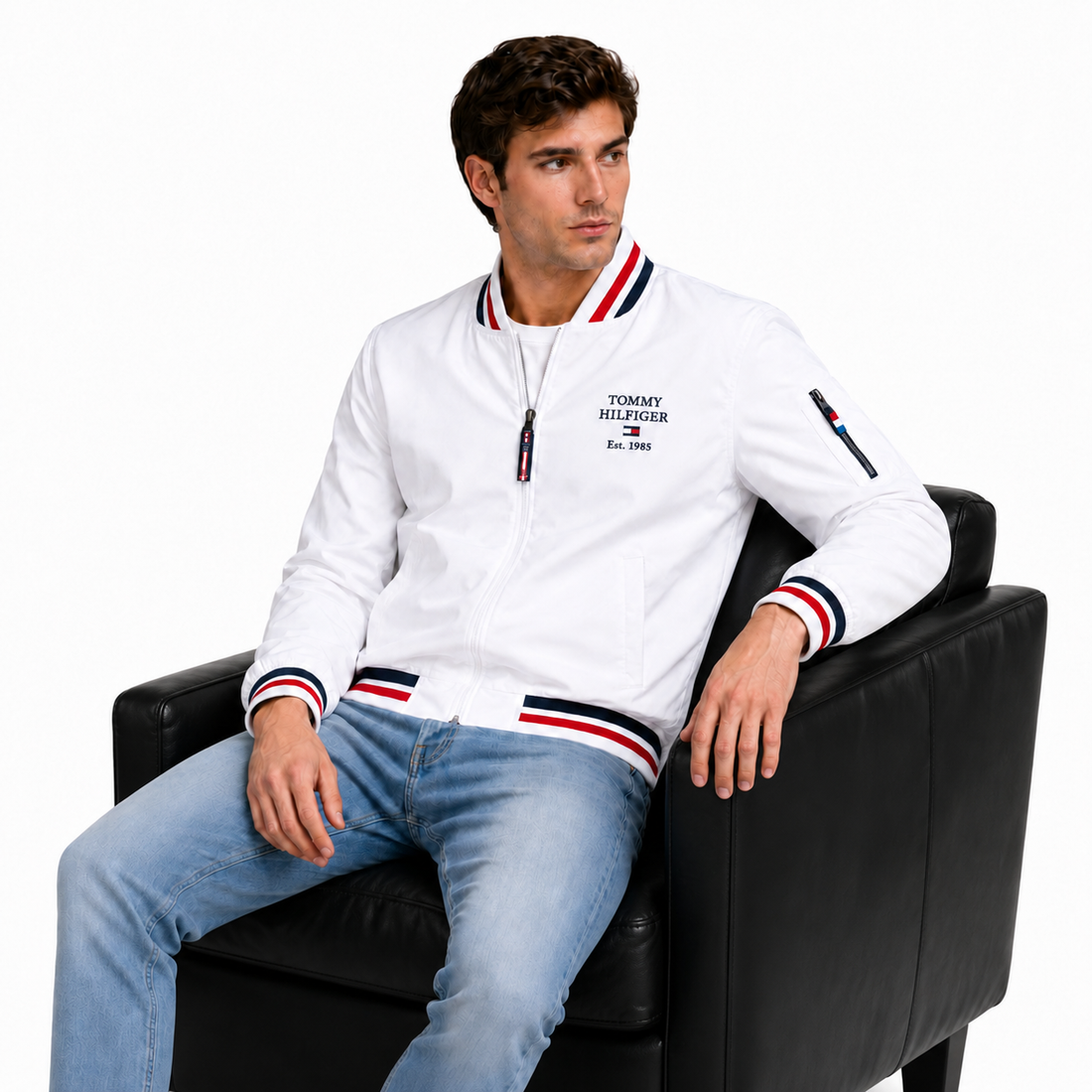 Chaqueta Bomber Tommy Hilfiger para Hombre – Estilo clásico y protección térmica