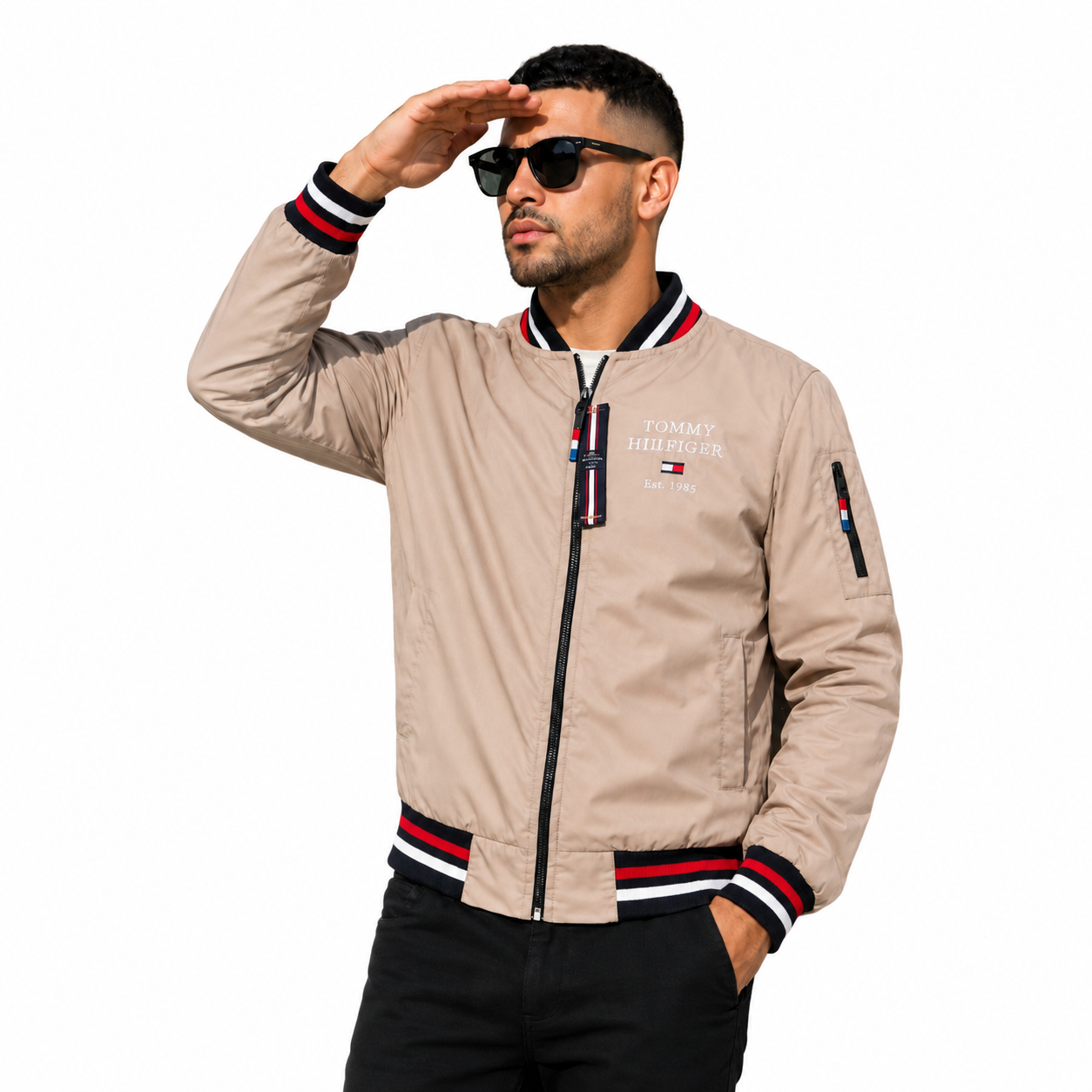 Chaqueta Bomber Tommy Hilfiger para Hombre – Estilo clásico y protección térmica
